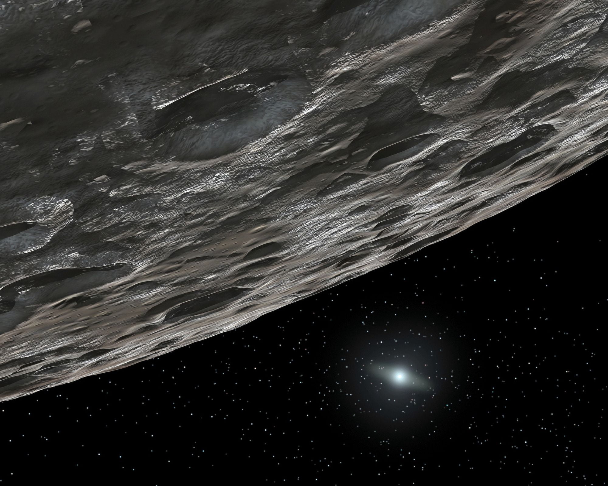 Artists Conception of a Kuiper Belt Object Canvas Art - Stocktrek Images (31 x 25)