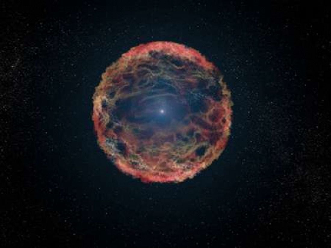 Artists Impression of Supernova 1993J Canvas Art - NASA (22 x 28)