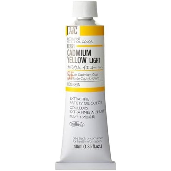 Artists' Oil 40ml Cadmium Yellow Light$$Art & Craft