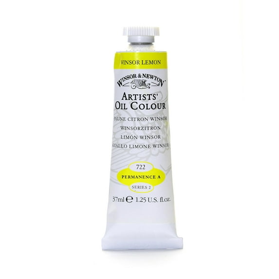 Artists' Oil Colours Winsor lemon, 722, 37 ml (pack of 3)