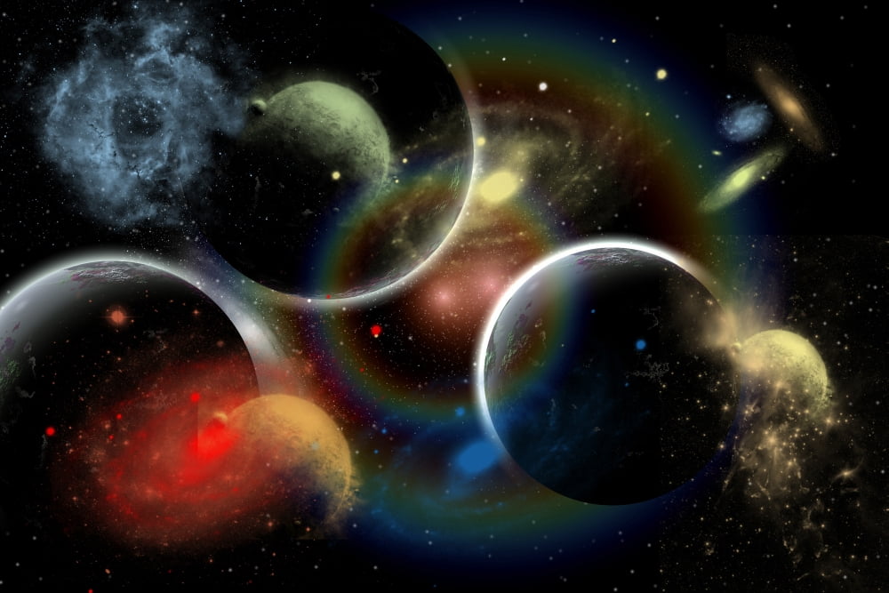 Artists concept illustrating the edge of space Canvas Art - Mark StevensonStocktrek Images (35 x 24)