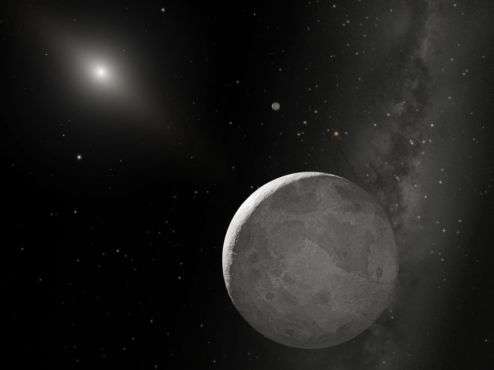 Artists concept of Kuiper Belt object Canvas Art - Stocktrek Images (32 x 24)