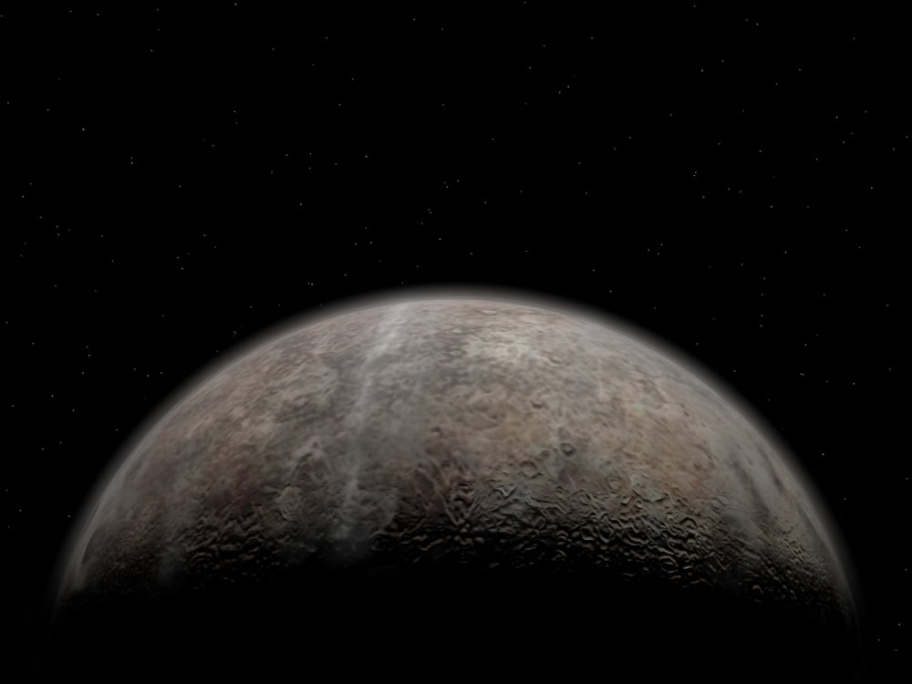 Artists concept of Pluto Canvas Art - Walter MyersStocktrek Images (17 x 13)