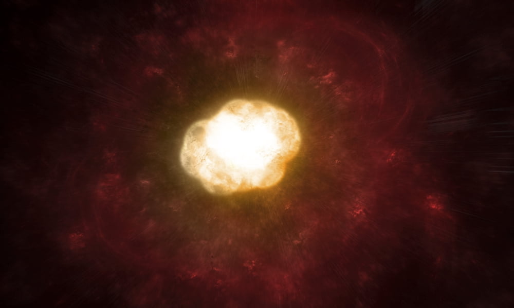 Artists concept of a Hypergiant Star Canvas Art - Fahad SulehriaStocktrek Images (19 x 11)