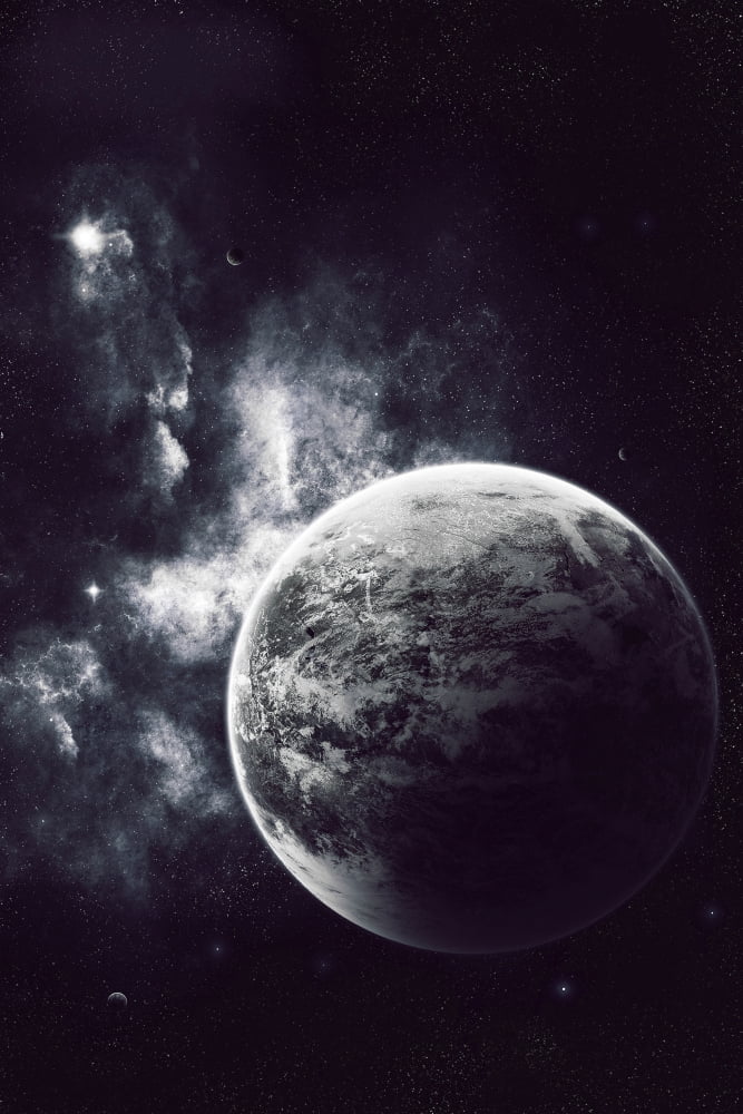 Artists concept of a windy planet with a thick atmosphere Canvas Art - Tomasz DabrowskiStocktrek Images (23 x 34)