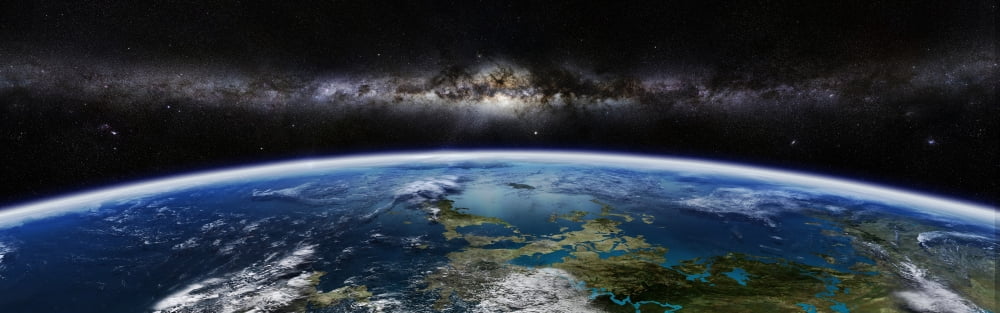 Artists concept of an extraterrestrial planet Canvas Art - Frieso HoevelkampStocktrek Images (50 x 16)