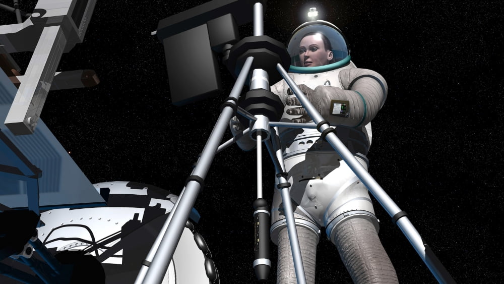Artists concept of future space exploration Canvas Art - Stocktrek Images (38 x 21)