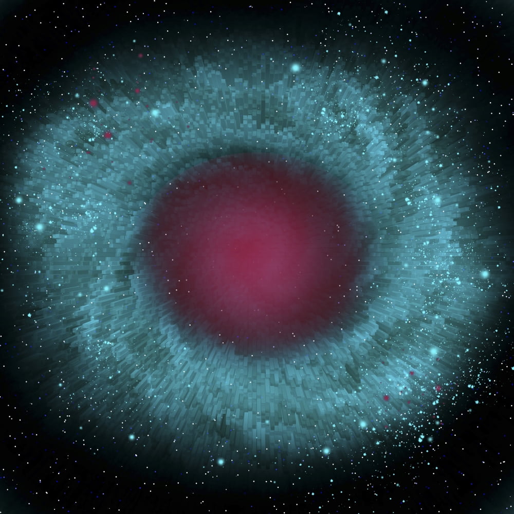 Artists concept of the Helix Nebula Canvas Art - Corey FordStocktrek Images (28 x 28)