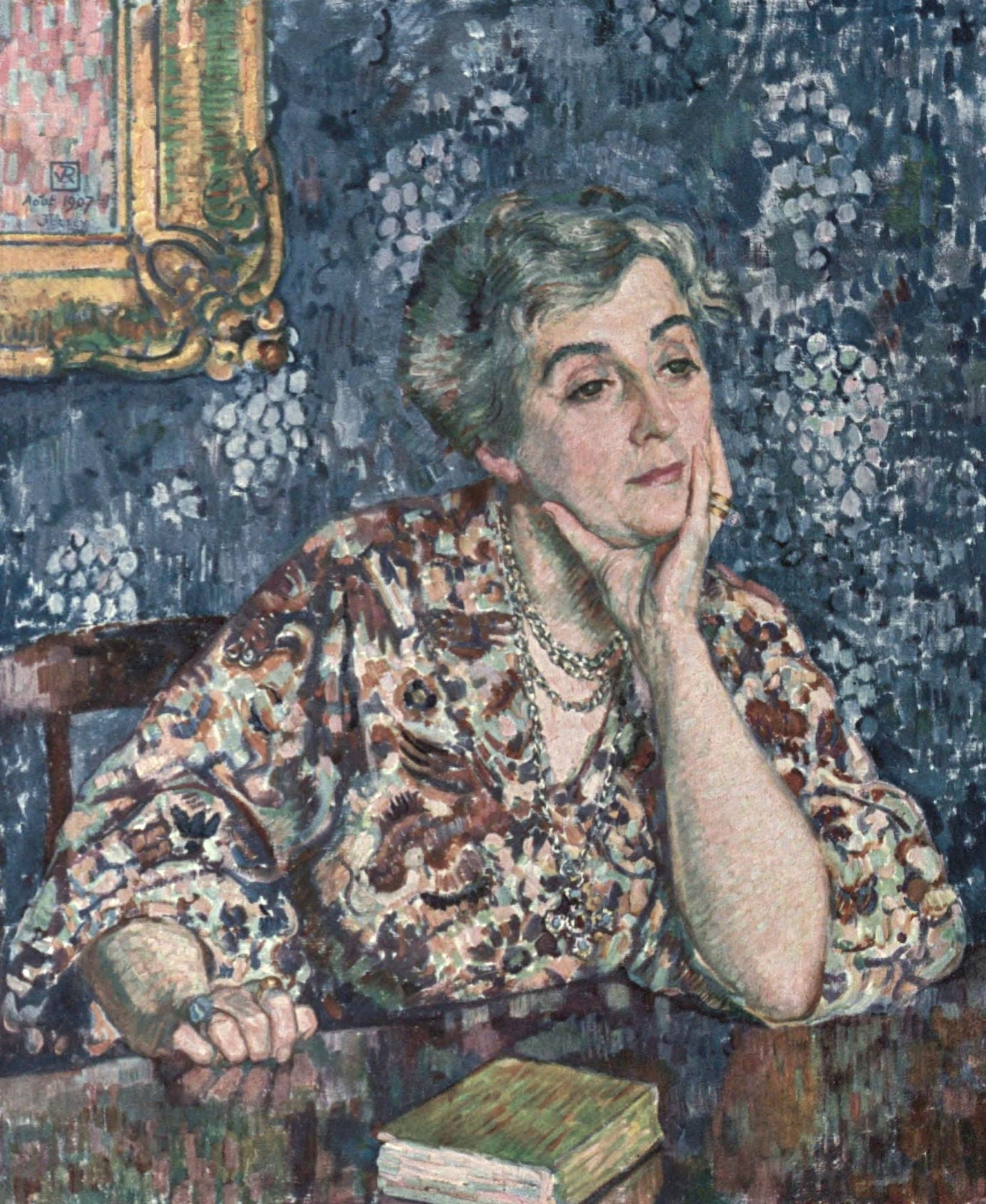Artists wife Canvas Art - Tho van Rysselberghe (24 x 36)