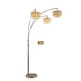 thumbnail image 1 of Artiva Lumiere Ill 83" Double Shade Led Arched Floor Lamp - 83, 1 of 4