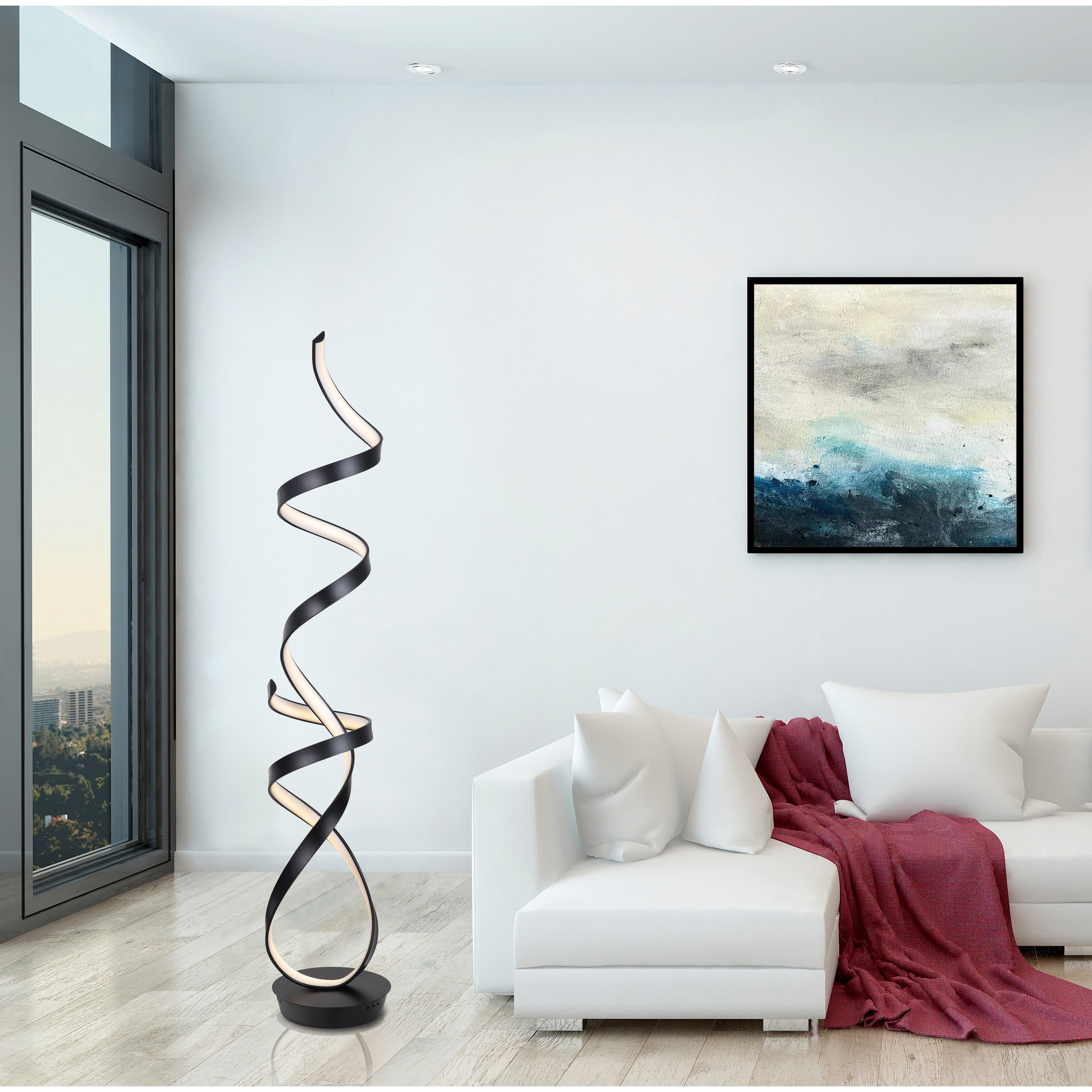 Artiva USA Orchestra 68W Unique Modern LED Floor Lamp, black - 63 ...