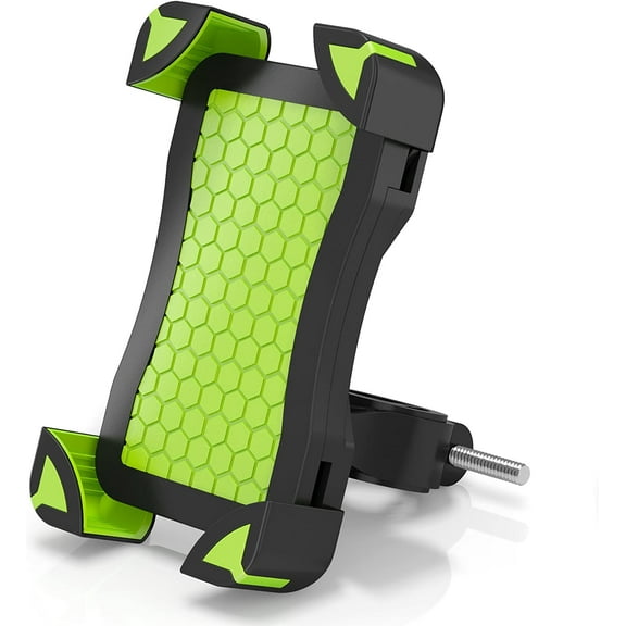 Artix Bicycle Mount Phone Holder for Bike, Cradle Stand Features 360 Rotation Capability and Universal Clamp for iPhone/Android/Samsung/Nexus (Green)
