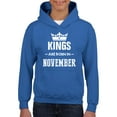 thumbnail image 1 of Artix - Big Boys Hoodies and Sweatshirts - Birthday Gift Kings Are Born In November, 1 of 5