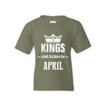 thumbnail image 1 of Artix - Big Boys T-Shirts and Tank Tops - Birthday Gift Kings Are Born In April, 1 of 5