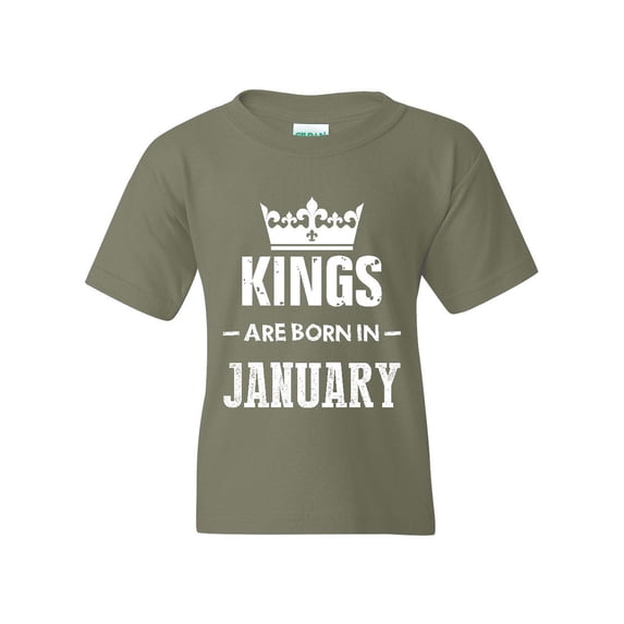 Artix - Big Boys T-Shirts and Tank Tops - Birthday Gift Kings Are Born In January