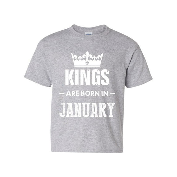 Artix - Big Boys T-Shirts and Tank Tops - Birthday Gift Kings Are Born In January
