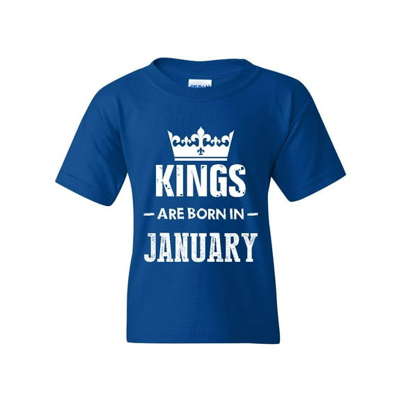 Artix - Big Boys T-Shirts and Tank Tops - Birthday Gift Kings Are Born In January