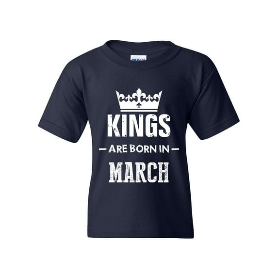 Artix - Big Boys T-Shirts and Tank Tops - Birthday Gift Kings Are Born In March