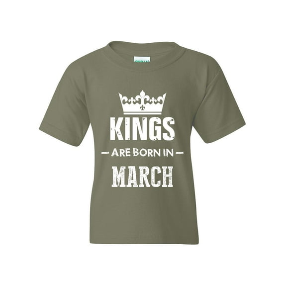 Artix - Big Boys T-Shirts and Tank Tops - Birthday Gift Kings Are Born In March