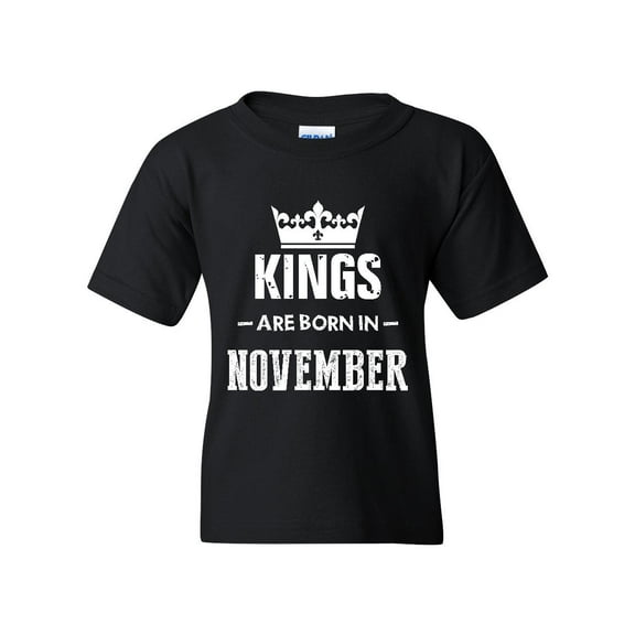 Artix - Big Boys T-Shirts and Tank Tops - Birthday Gift Kings Are Born In November