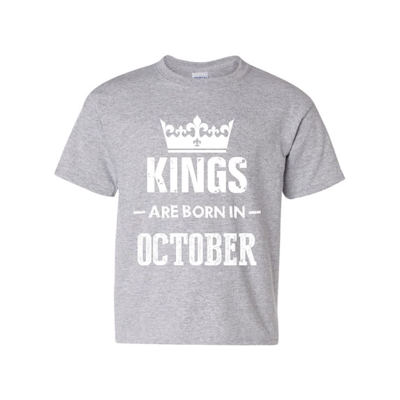 Artix - Big Boys T-Shirts and Tank Tops - Birthday Gift Kings Are Born In October