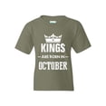 thumbnail image 1 of Artix - Big Boys T-Shirts and Tank Tops - Birthday Gift Kings Are Born In October, 1 of 5