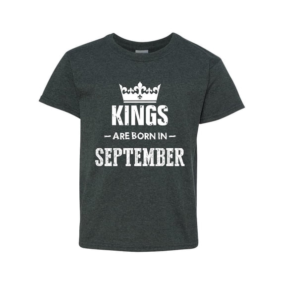 Artix - Big Boys T-Shirts and Tank Tops - Birthday Gift Kings Are Born In September