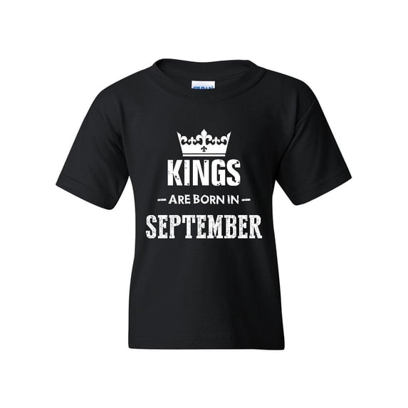Artix - Big Boys T-Shirts and Tank Tops - Birthday Gift Kings Are Born In September