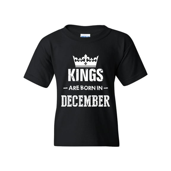 Artix - Big Boys T-Shirts and Tank Tops - Birthday Gift Kings Are Born in December