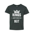 thumbnail image 1 of Artix - Big Boys T-Shirts and Tank Tops - Birthday Gift Kings are Born in May, 1 of 5
