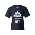 thumbnail image 1 of Artix - Big Boys T-Shirts and Tank Tops - Birthday Gift Kings are Born in May, 1 of 5
