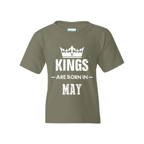 Artix - Big Boys T-Shirts and Tank Tops - Birthday Gift Kings are Born in May