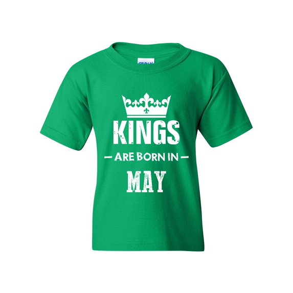 Artix - Big Boys T-Shirts and Tank Tops - Birthday Gift Kings are Born in May