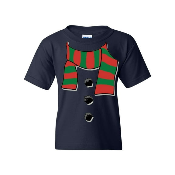 Artix - Big Boys T-Shirts and Tank Tops - Christmas Snowman Scarf