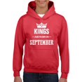 thumbnail image 1 of Artix - Big Girls Hoodies and Sweatshirts - Birthday Gift Kings Are Born In September, 1 of 5