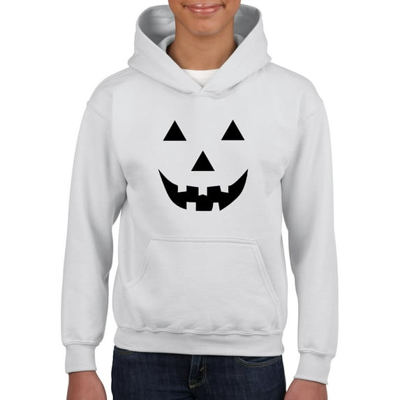 Artix - Big Girls Hoodies and Sweatshirts - Halloween Costume Pumpkin Face