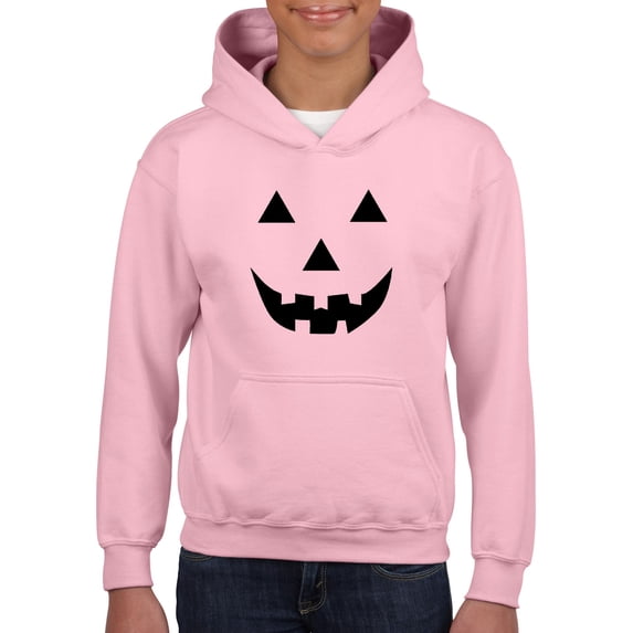 Artix - Big Girls Hoodies and Sweatshirts - Halloween Costume Pumpkin Face