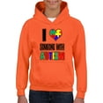 thumbnail image 1 of Artix - Big Girls Hoodies and Sweatshirts - I Love Someone With Autism, 1 of 5