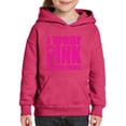 thumbnail image 1 of Artix - Big Girls Hoodies and Sweatshirts - I Wear Pink For My Mom, 1 of 5