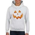 thumbnail image 1 of Artix - Big Girls Hoodies and Sweatshirts, up to Big Girls Size 24 - Halloween Costume Pumpkin Face, 1 of 5