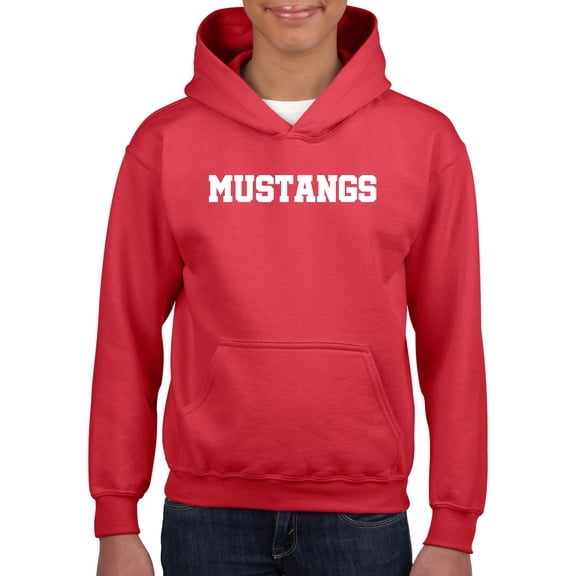 Artix - Big Girls Hoodies and Sweatshirts, up to Big Girls Size 24 - Mustangs