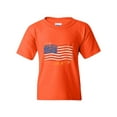 thumbnail image 1 of Artix - Big Girls T-Shirts and Tank Tops - American Flag USA in Gold, 1 of 5