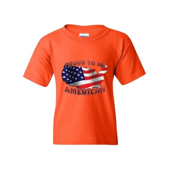 Artix - Big Girls T-Shirts and Tank Tops - American Proud To Be US Flag