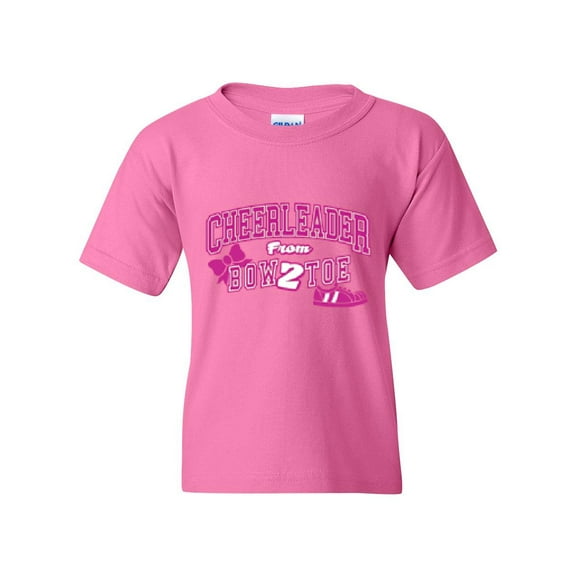 Artix - Big Girls T-Shirts and Tank Tops - Cheerleader Bow 2 Toe