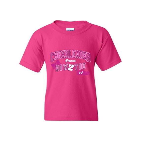 Artix - Big Girls T-Shirts and Tank Tops - Cheerleader Bow 2 Toe