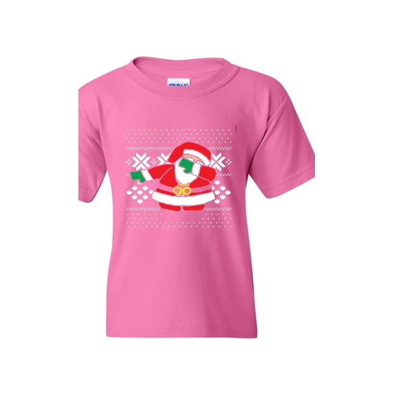Artix - Big Girls T-Shirts and Tank Tops - Christmas Dancing Santa