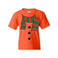 thumbnail image 1 of Artix - Big Girls T-Shirts and Tank Tops - Christmas Snowman Scarf, 1 of 5