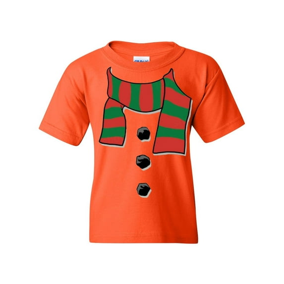 Artix - Big Girls T-Shirts and Tank Tops - Christmas Snowman Scarf