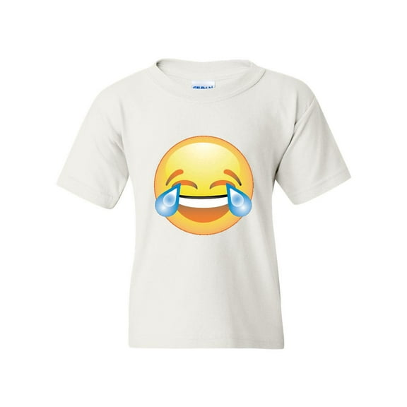 Artix - Big Girls T-Shirts and Tank Tops - Emoji Laughing Tears