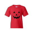 thumbnail image 1 of Artix - Big Girls T-Shirts and Tank Tops - Halloween Costume Pumpkin Face, 1 of 5